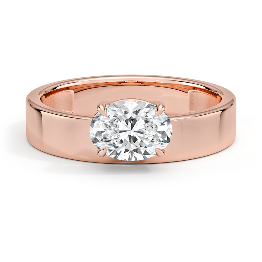 Peyton Floating Diamond Solitaire Ring