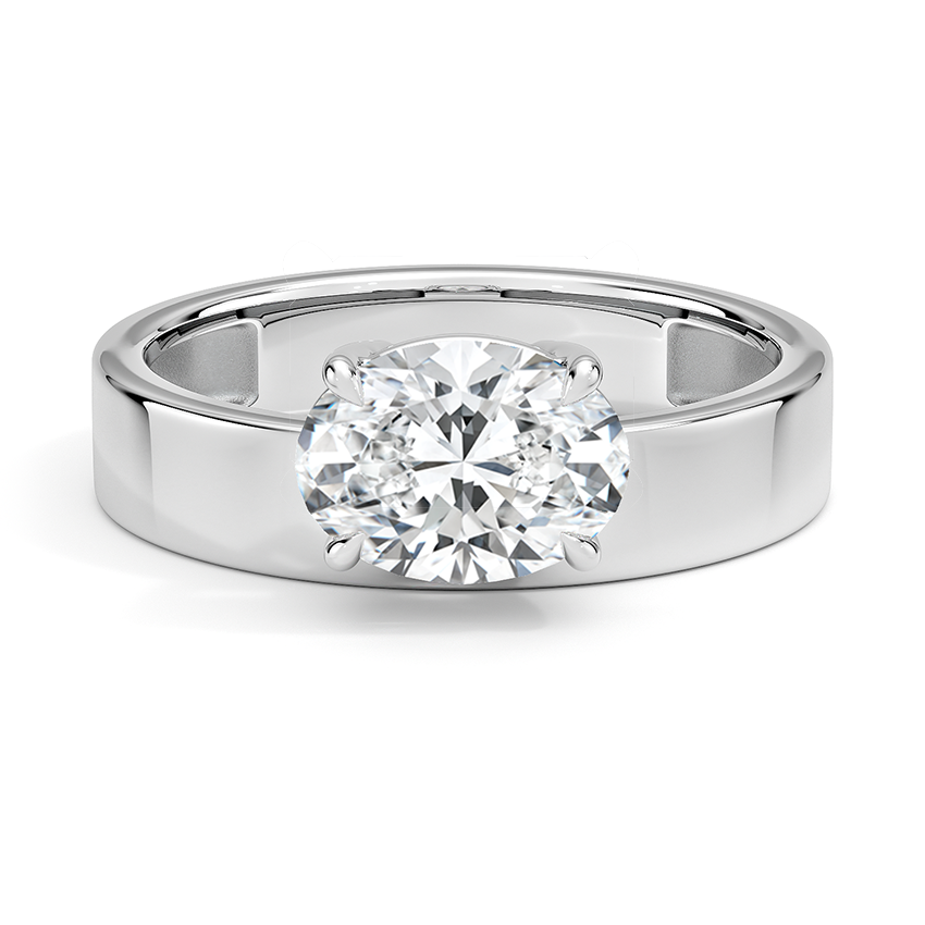Peyton Floating Diamond Solitaire Ring