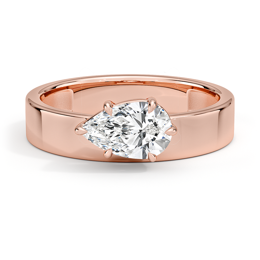 Peyton Floating Diamond Solitaire Ring