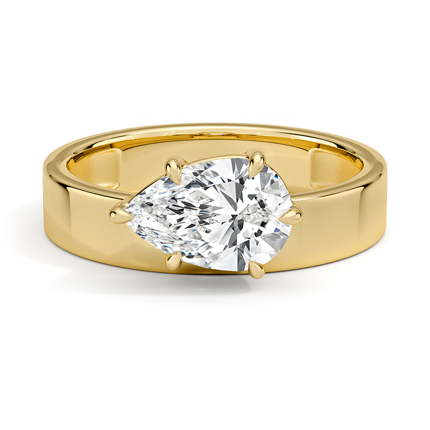 Peyton Floating Diamond Solitaire Ring