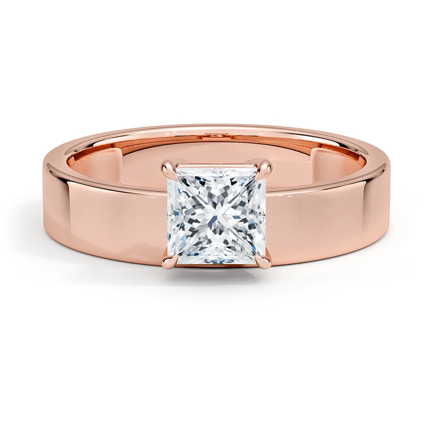 Peyton Floating Diamond Solitaire Ring