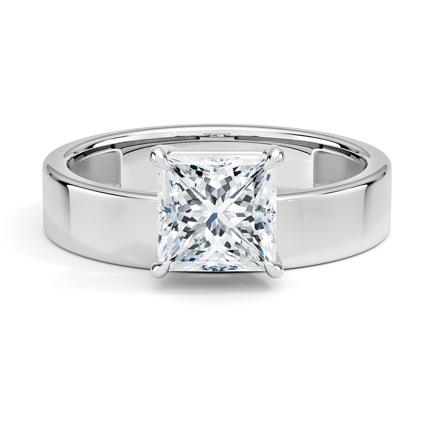 Peyton Floating Diamond Solitaire Ring