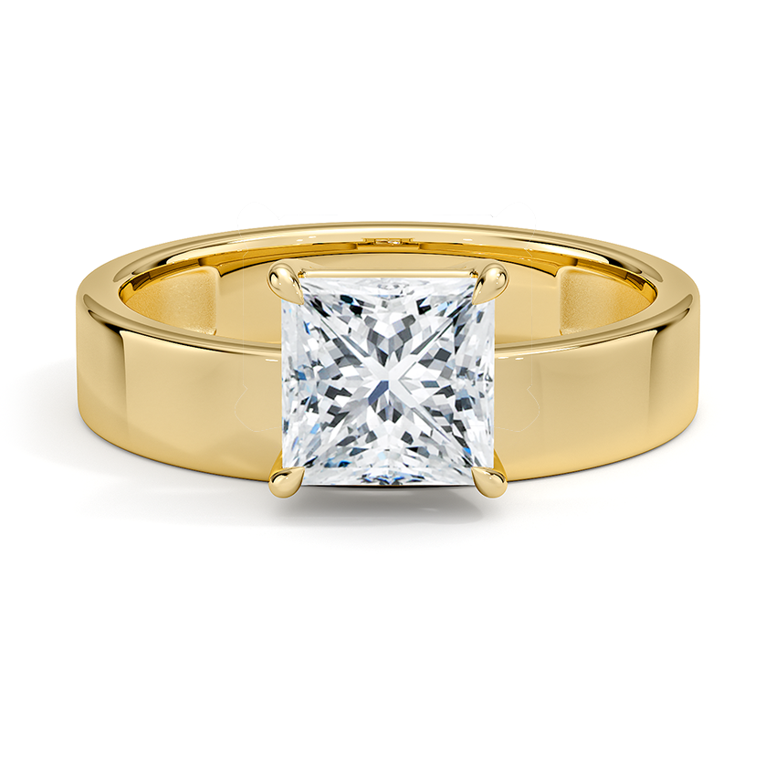Peyton Floating Diamond Solitaire Ring