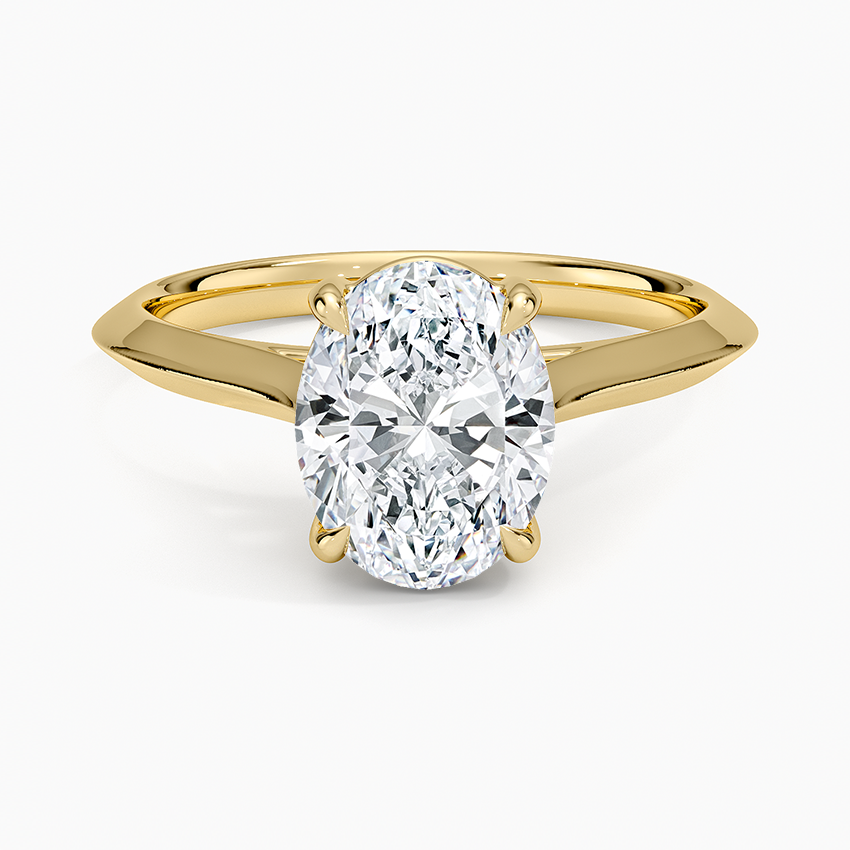 Piper Knife Edge Solitaire Ring