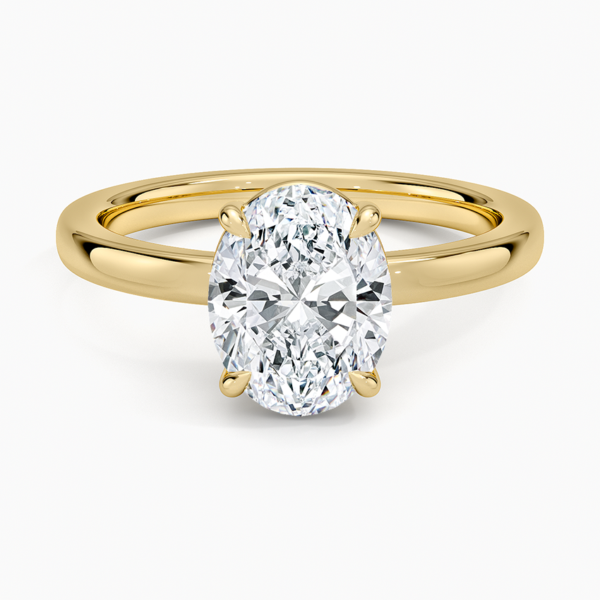 Dara Low-Profile Solitaire Ring