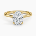 Fleur Solitaire Ring