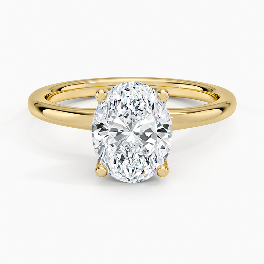 Fleur Solitaire Ring