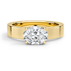 Peyton East-West Solitaire Ring