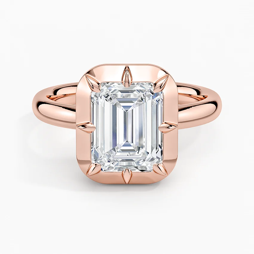 Harper Bezel Prong Solitaire Ring