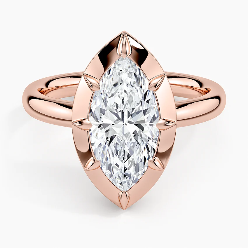 Harper Bezel Prong Solitaire Ring