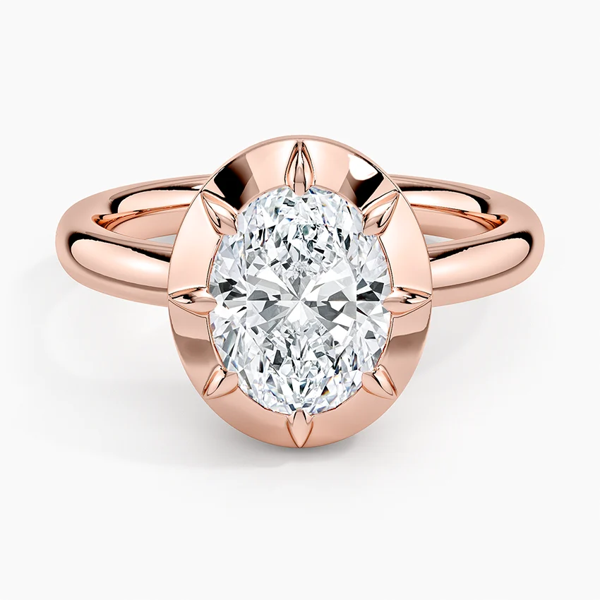 Harper Bezel Prong Solitaire Ring