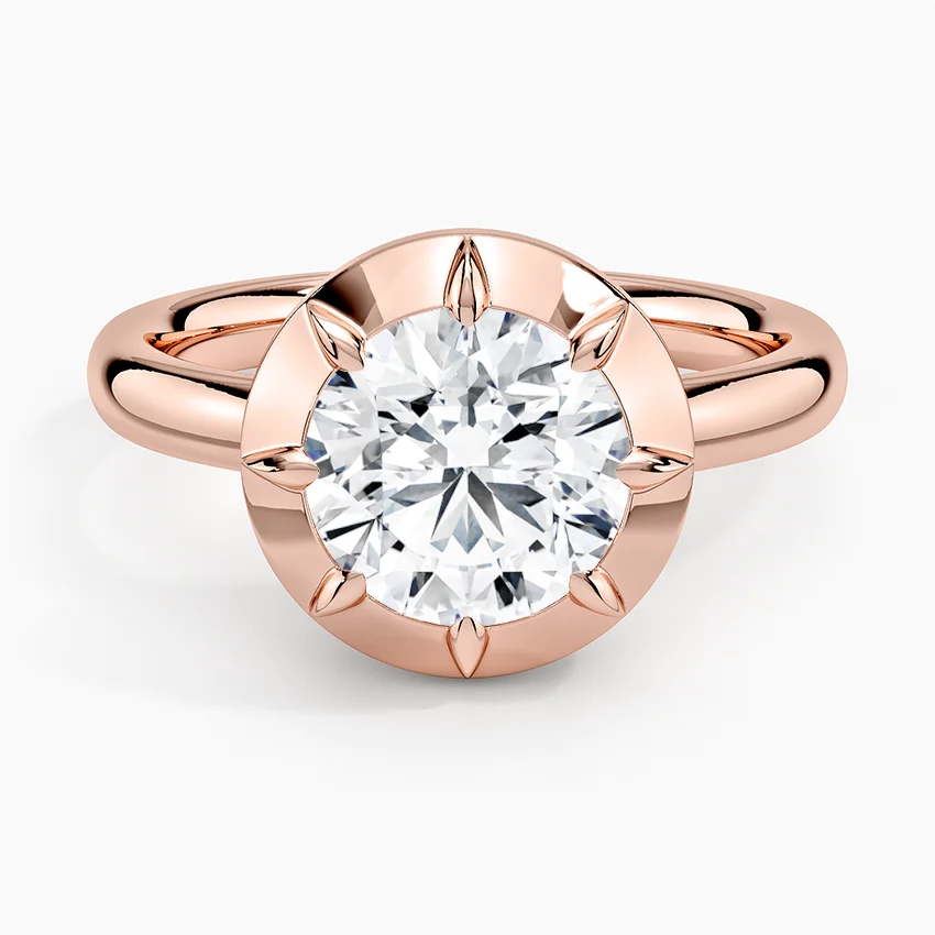 Harper Bezel Prong Solitaire Ring