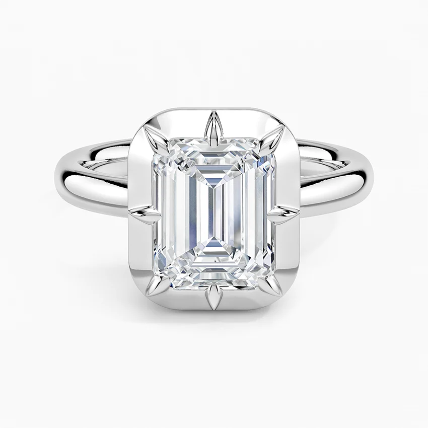Harper Bezel Prong Solitaire Ring