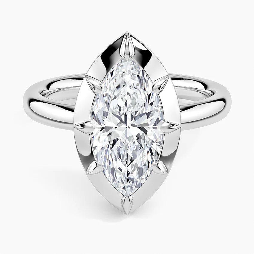Harper Bezel Prong Solitaire Ring