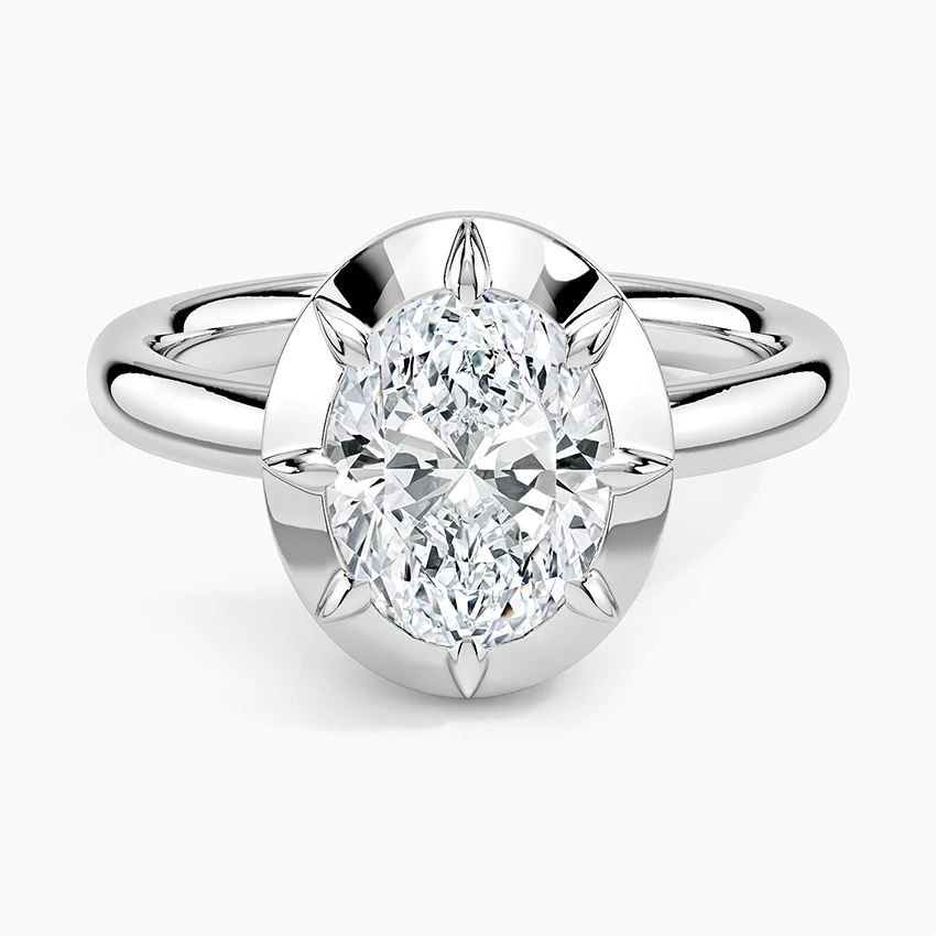Harper Bezel Prong Solitaire Ring