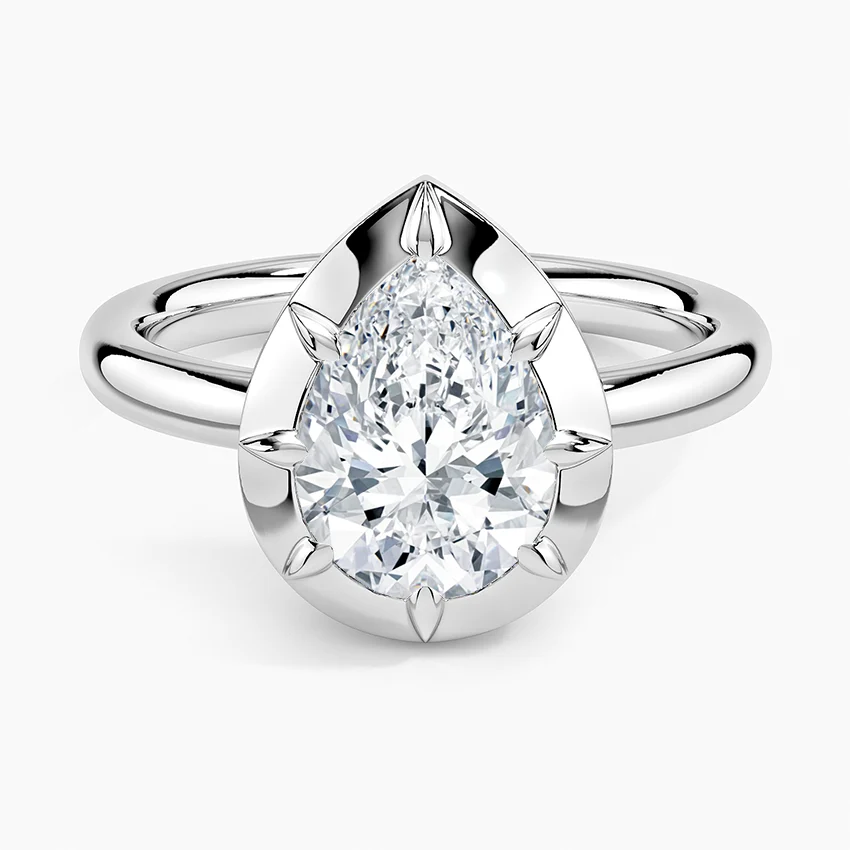 Harper Bezel Prong Solitaire Ring
