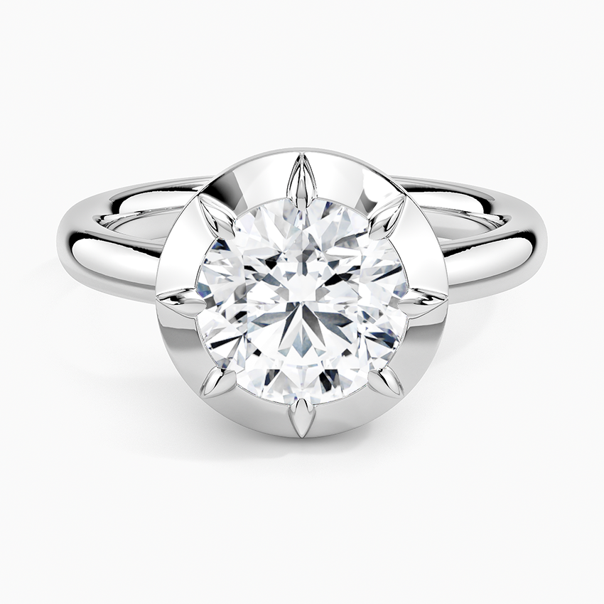 Harper Bezel Prong Solitaire Ring