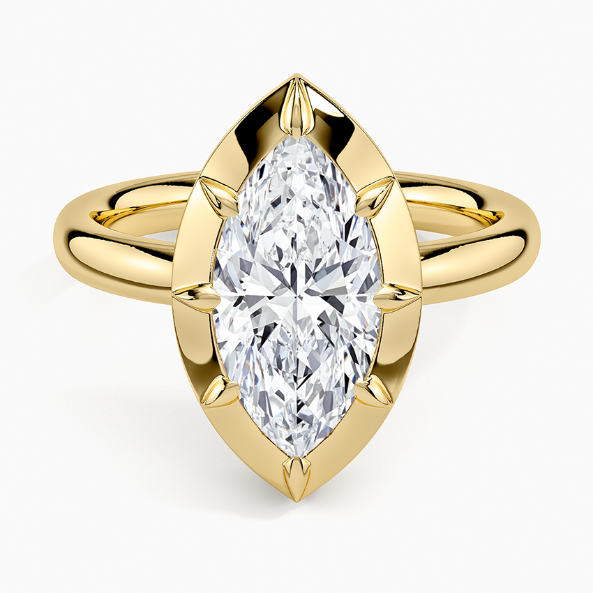 Harper Bezel Prong Solitaire Ring