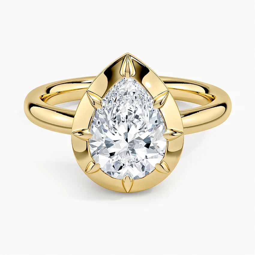 Harper Bezel Prong Solitaire Ring