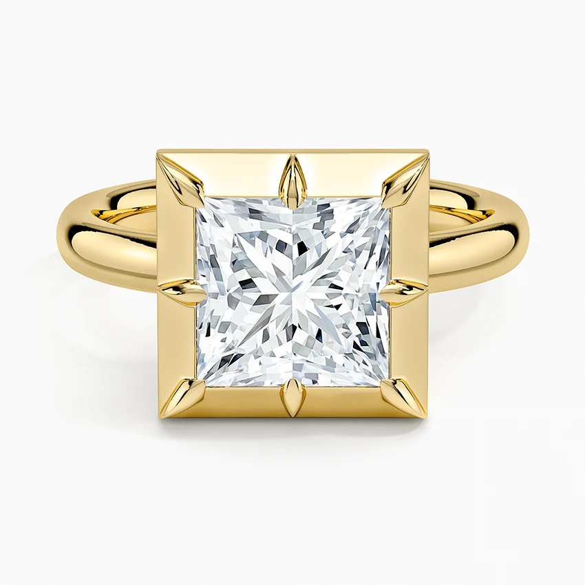 Harper Bezel Prong Solitaire Ring