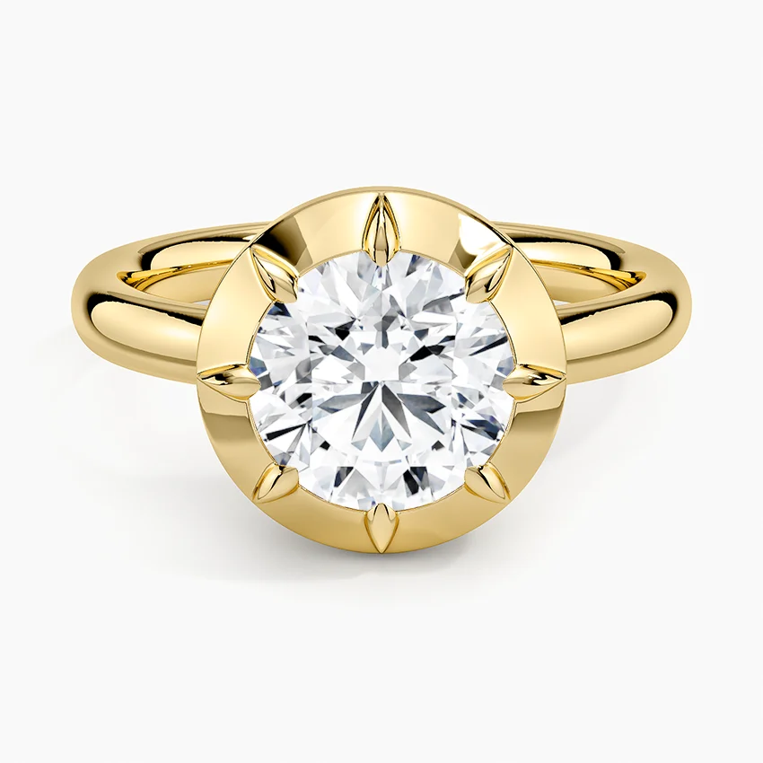 Harper Bezel Prong Solitaire Ring