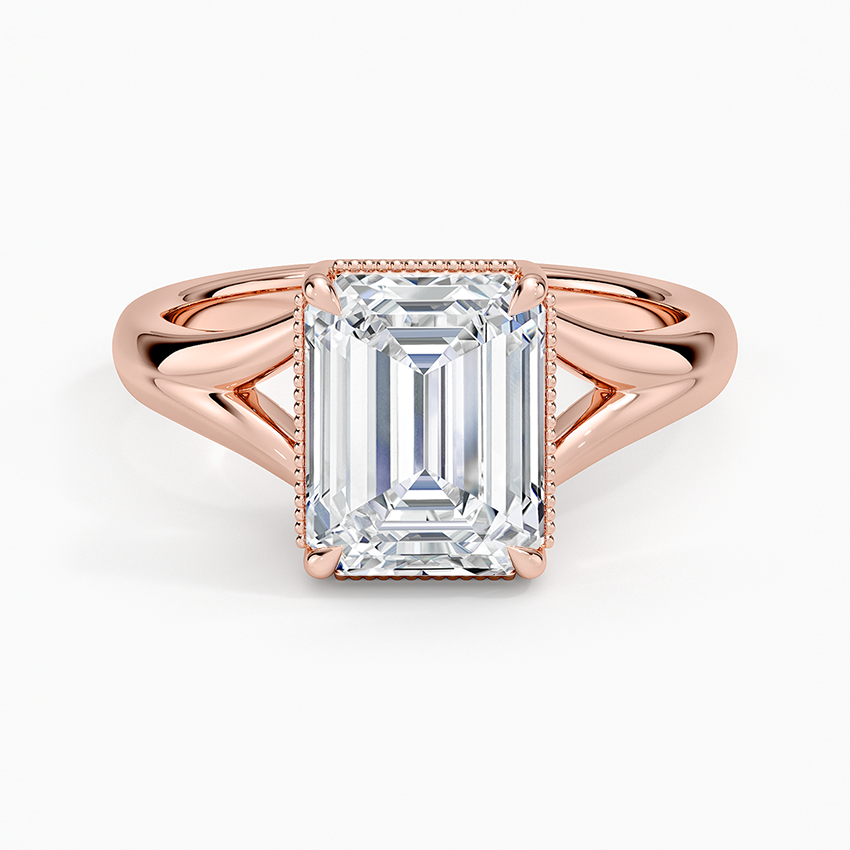 Cora Split Shank Solitaire Ring