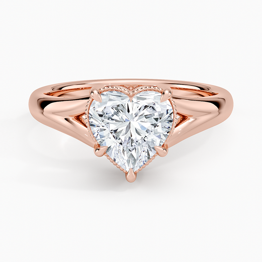 Cora Split Shank Solitaire Ring