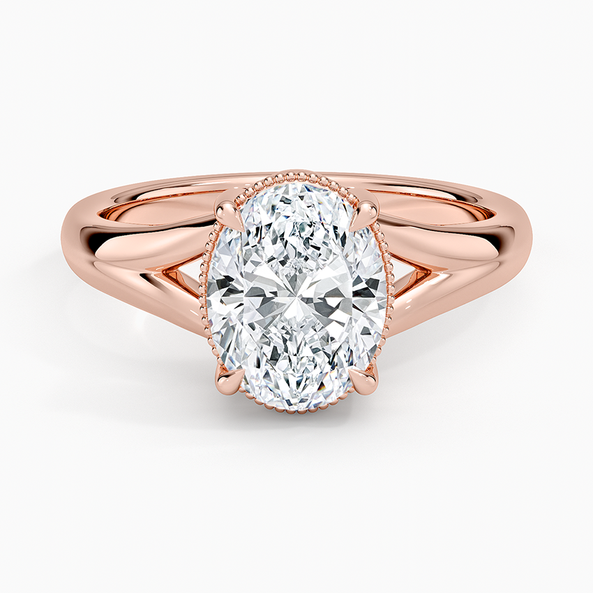 Cora Split Shank Solitaire Ring