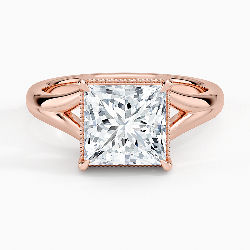 Cora Split Shank Solitaire Ring