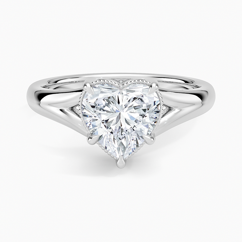 Cora Split Shank Solitaire Ring