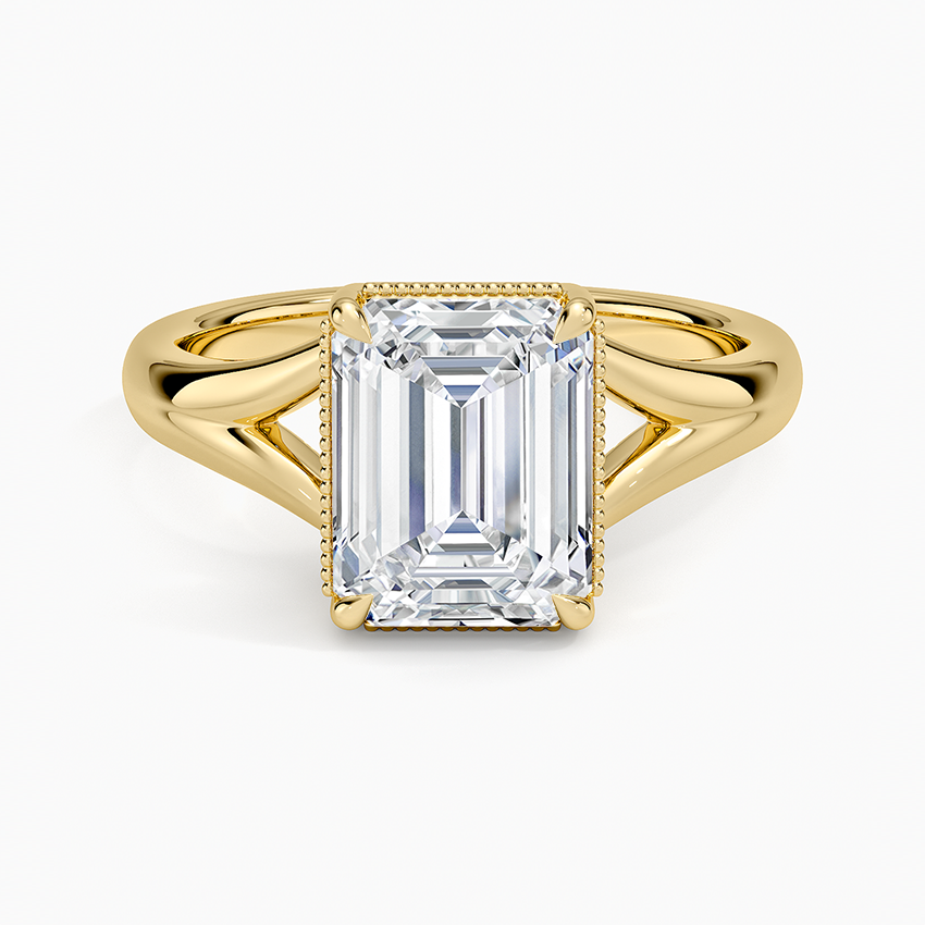 Cora Split Shank Solitaire Ring