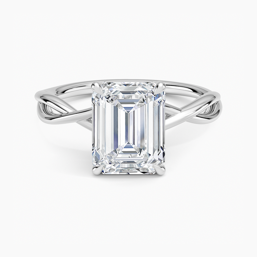 Alya Twist Solitaire Ring
