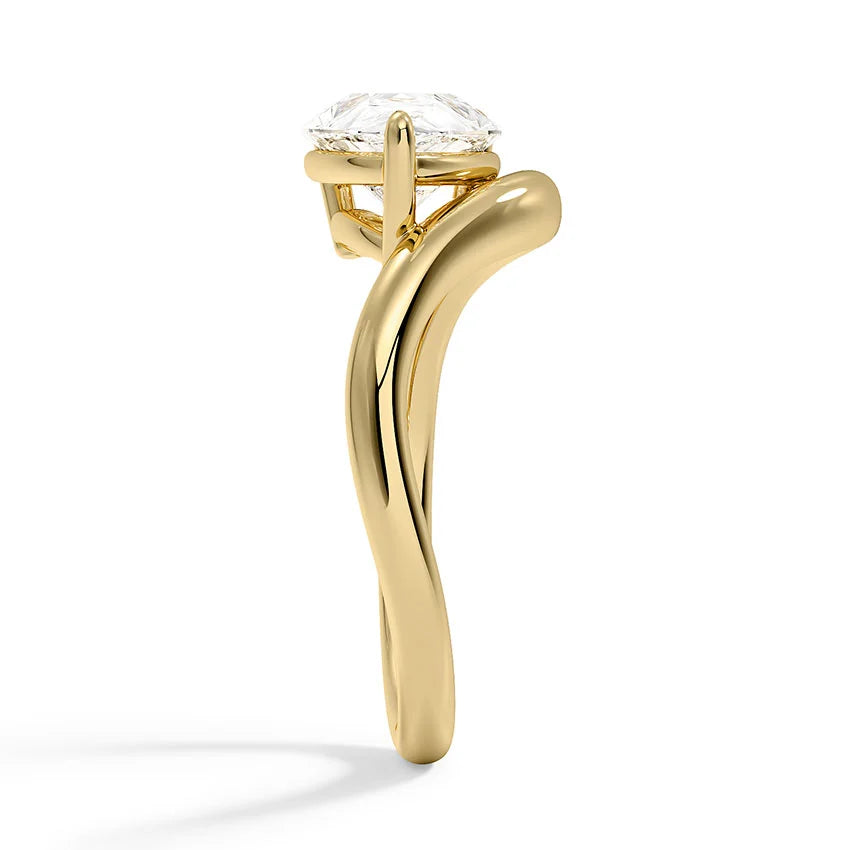 Silhouette Solitaire Ring