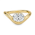 Silhouette Solitaire Ring