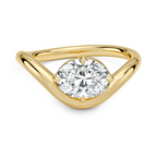 Silhouette Solitaire Ring
