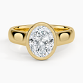 Luna 4mm Bezel Ring