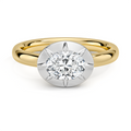 Harper Mixed Metal East-West Diamond Ring