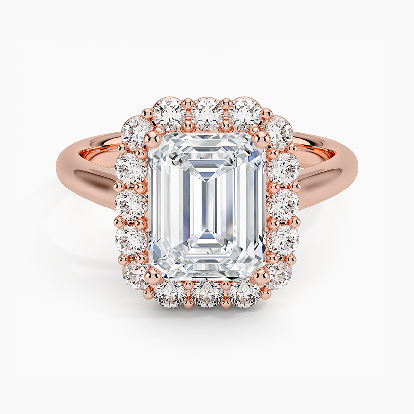 Lotus Flower Halo Diamond Ring (1/4 ct. tw.)