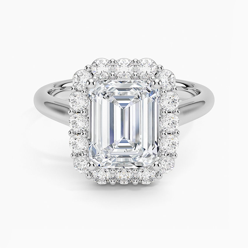 Lotus Flower Halo Diamond Ring (1/4 ct. tw.)