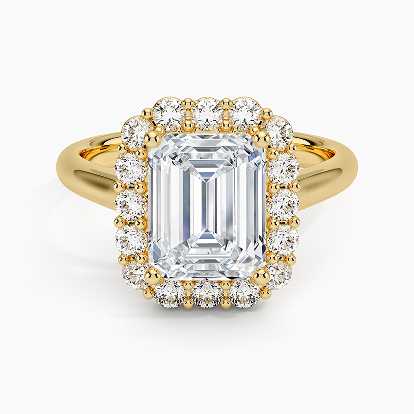 Lotus Flower Halo Diamond Ring (1/4 ct. tw.)