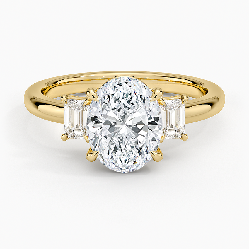 Petite Rhiannon Three Stone Diamond Ring