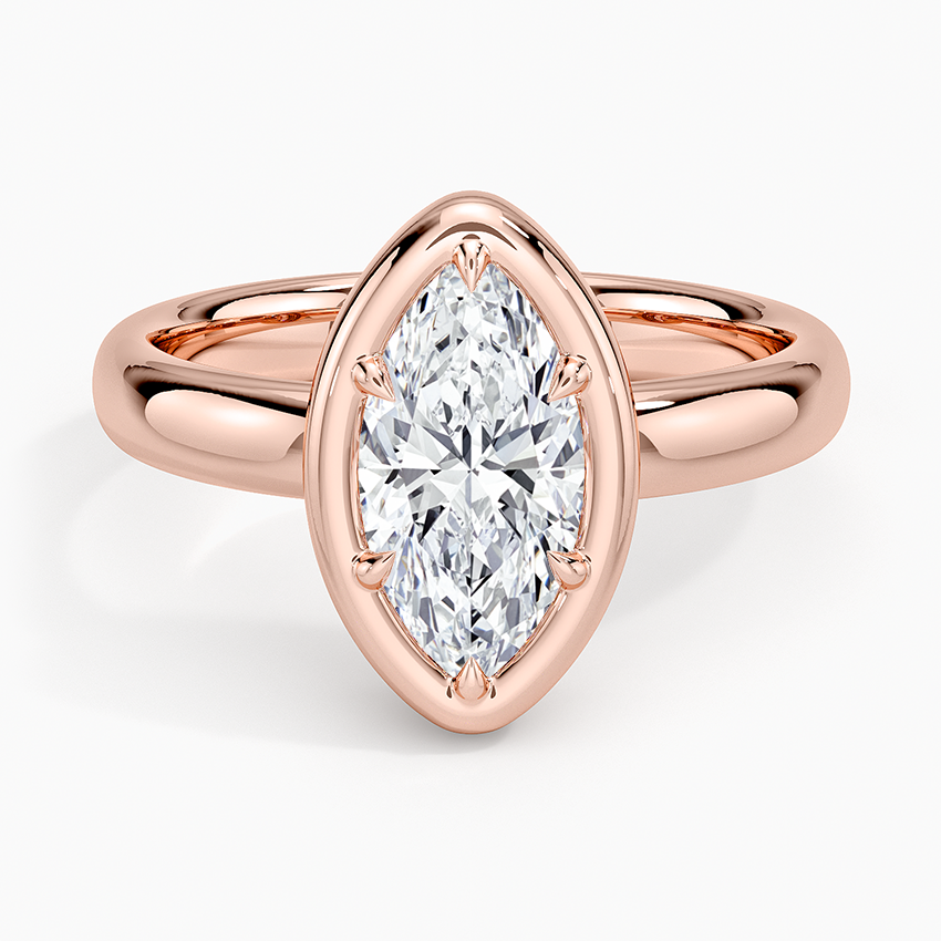 Andrea Bezel Prong Ring