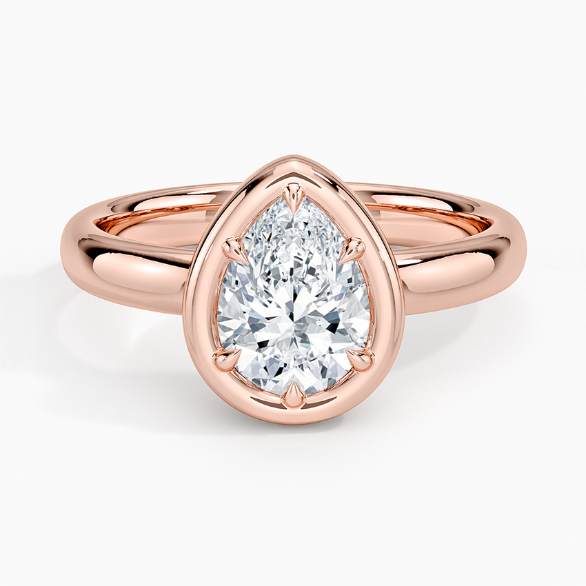 Andrea Bezel Prong Ring