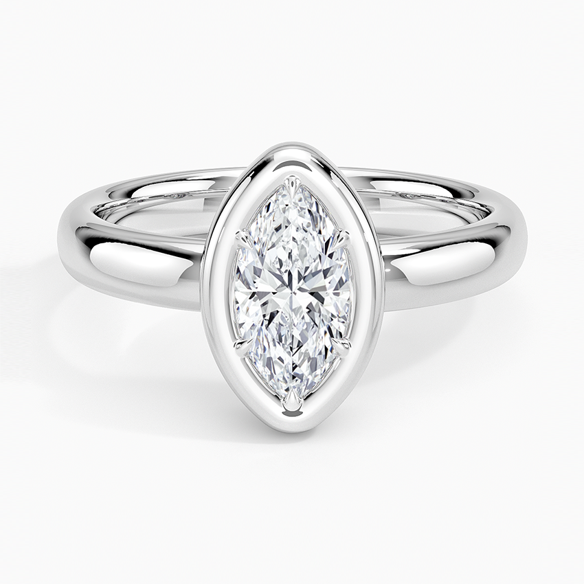 Andrea Bezel Prong Ring