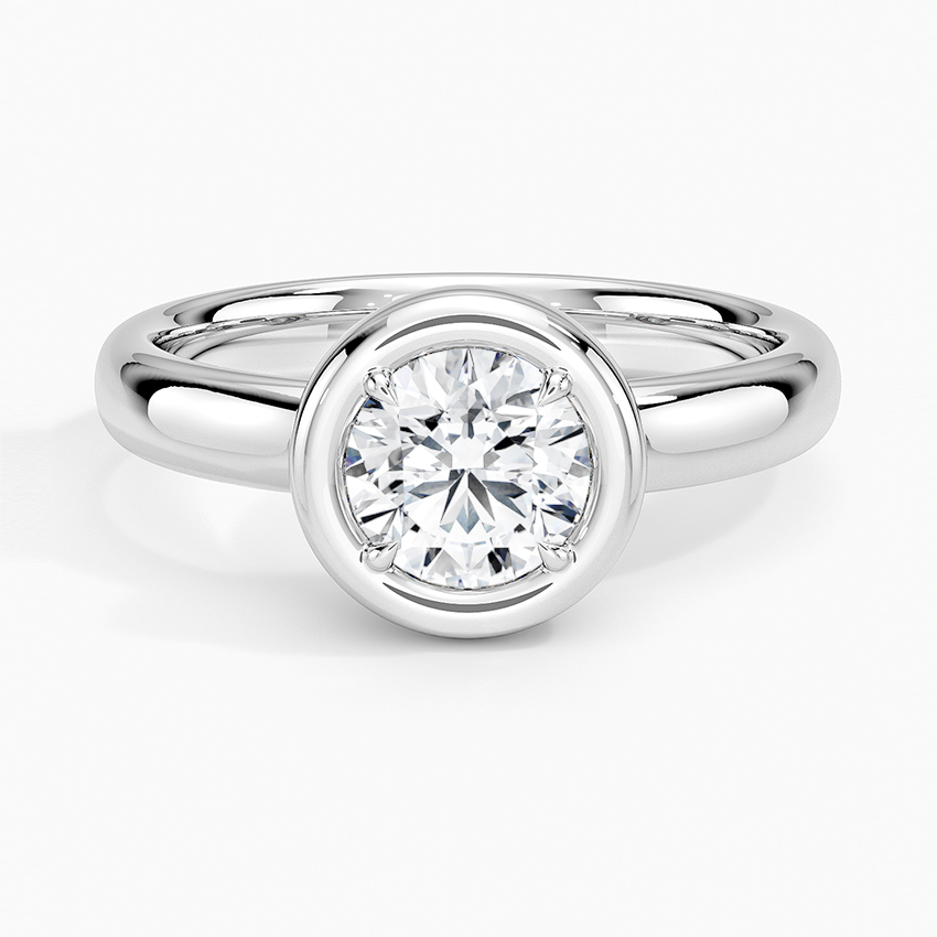 Andrea Bezel Prong Ring