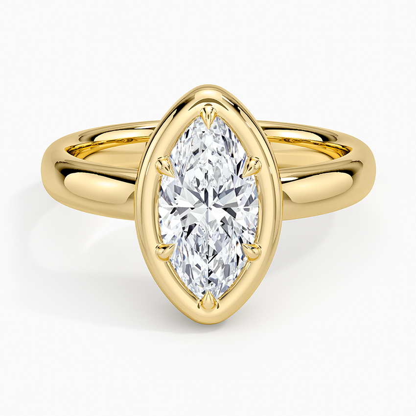 Andrea Bezel Prong Ring