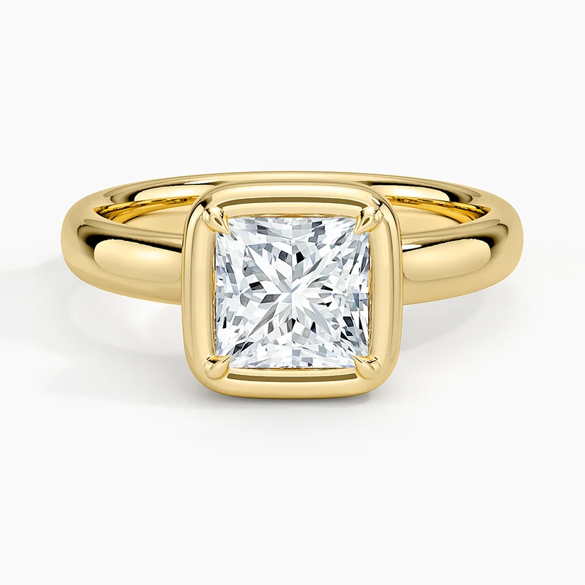 Andrea Bezel Prong Ring