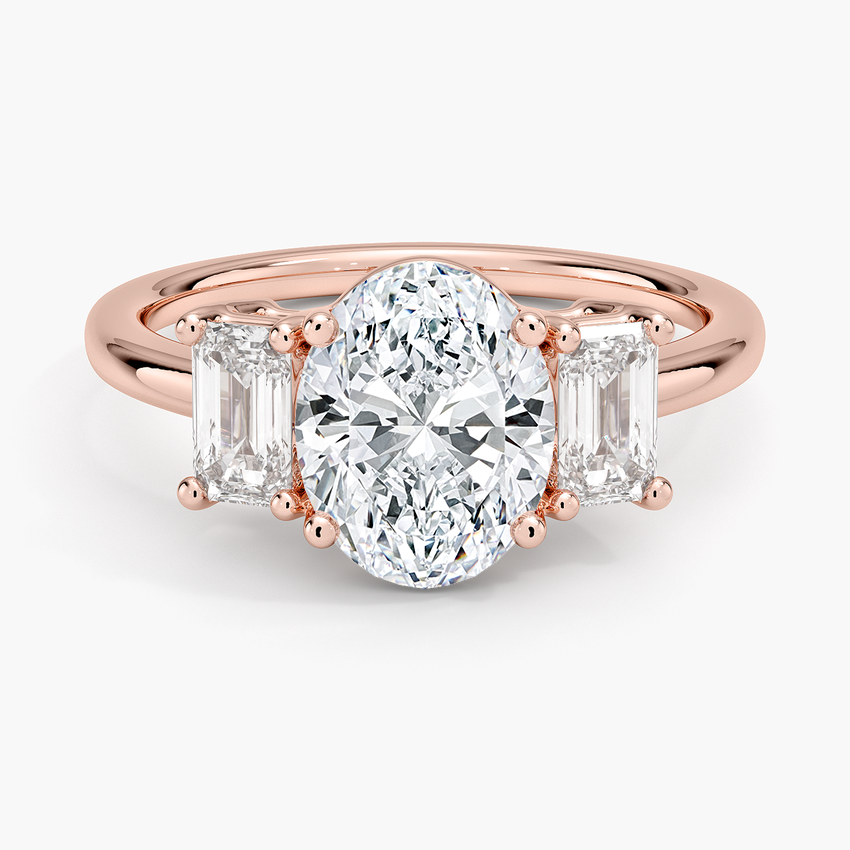 Luxe Rhiannon Three Stone Diamond Ring