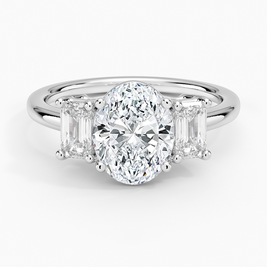 Luxe Rhiannon Three Stone Diamond Ring