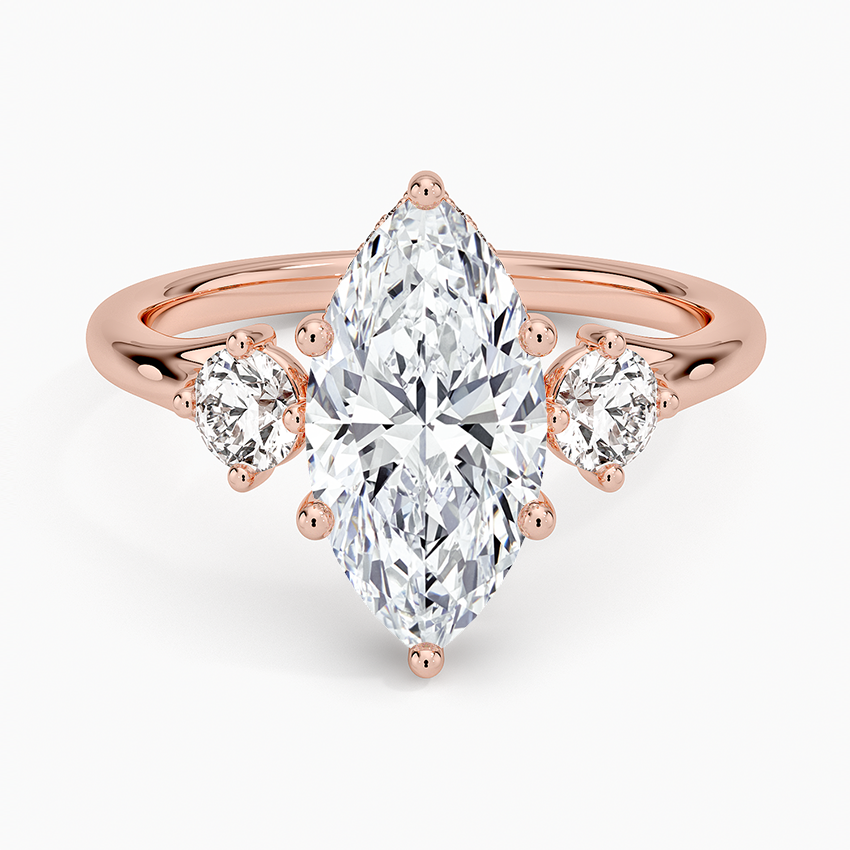 Luxe Floating Three Stone Diamond Ring (1/3 ct. tw.)